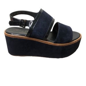 Robert Clergerie Suede Slingback Sandals Sz 7.5